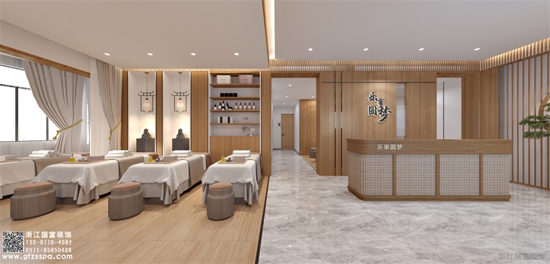 恭祝杭州西湖區養生館裝修設計開工大吉